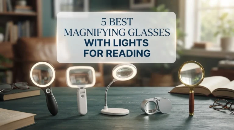 5 Best Magnifying Glasses With Lights for Reading: Top Picks for Clarity and Comfort