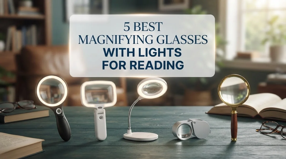 5 Best Magnifying Glasses With Lights for Reading: Top Picks for Clarity and Comfort