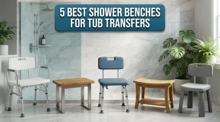 5 Best Shower Benches for Tub Transfers: Top Picks for Safety and Mobility