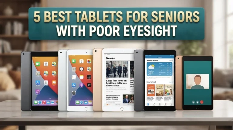 5 Best Tablets for Seniors With Poor Eyesight: Top Picks for Enhanced Clarity and Accessibility