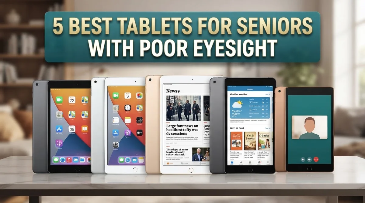 5 Best Tablets for Seniors With Poor Eyesight: Top Picks for Enhanced Clarity and Accessibility