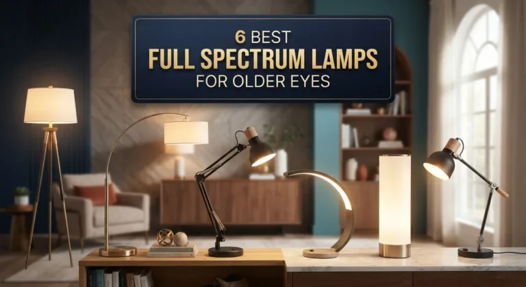 6 Best Full Spectrum Lamps for Older Eyes: Complete Buying Guide