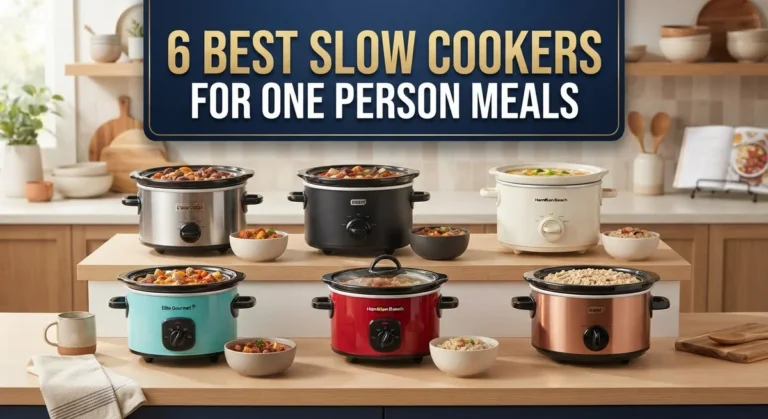 6 Best Slow Cookers for One Person Meals: Top Picks for Solo Cooking