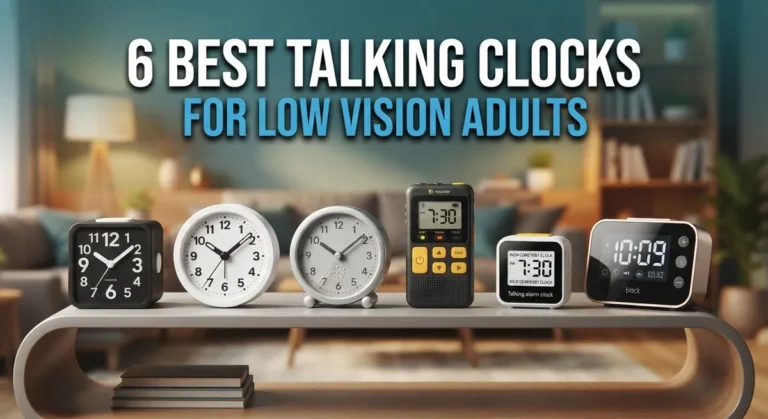 6 Best Talking Clocks for Low Vision Adults: Top Picks for Independence and Clarity
