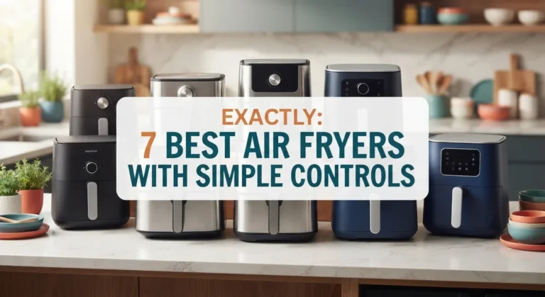 7 Best Air Fryers With Simple Controls: Top Picks for Easy Cooking