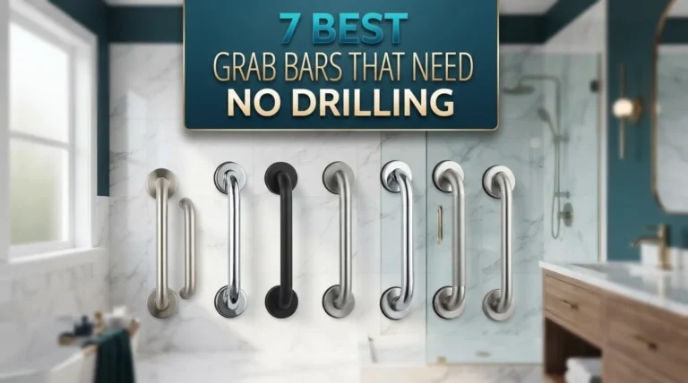 7 Best Grab Bars That Need No Drilling: Top Rated No-Drill Options for Safety & Accessibility