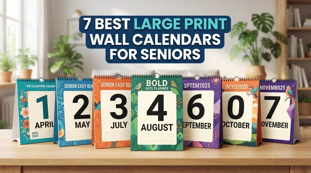 7 Best Large Print Wall Calendars for Seniors: Top Picks for Easy Reading