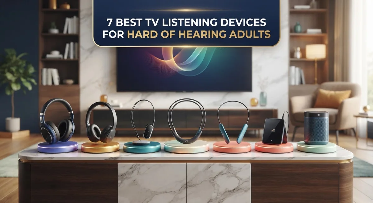 7 Best TV Listening Devices for Hard of Hearing Adults